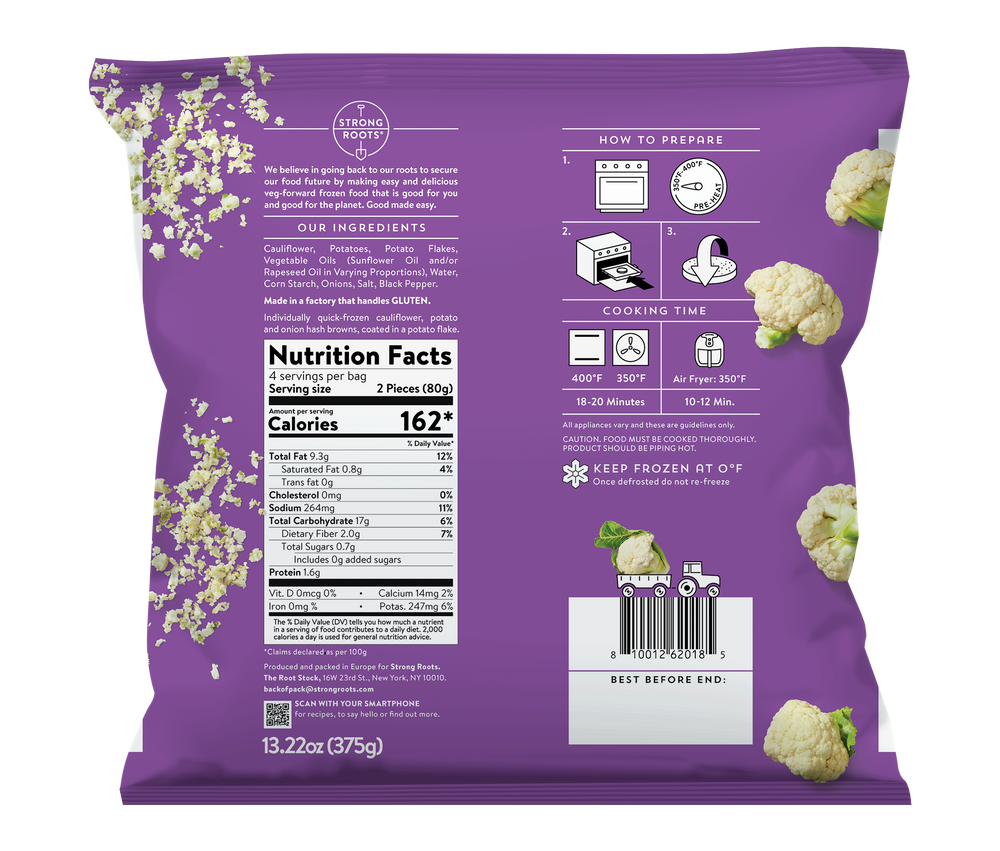 Cauliflower Hash Brown