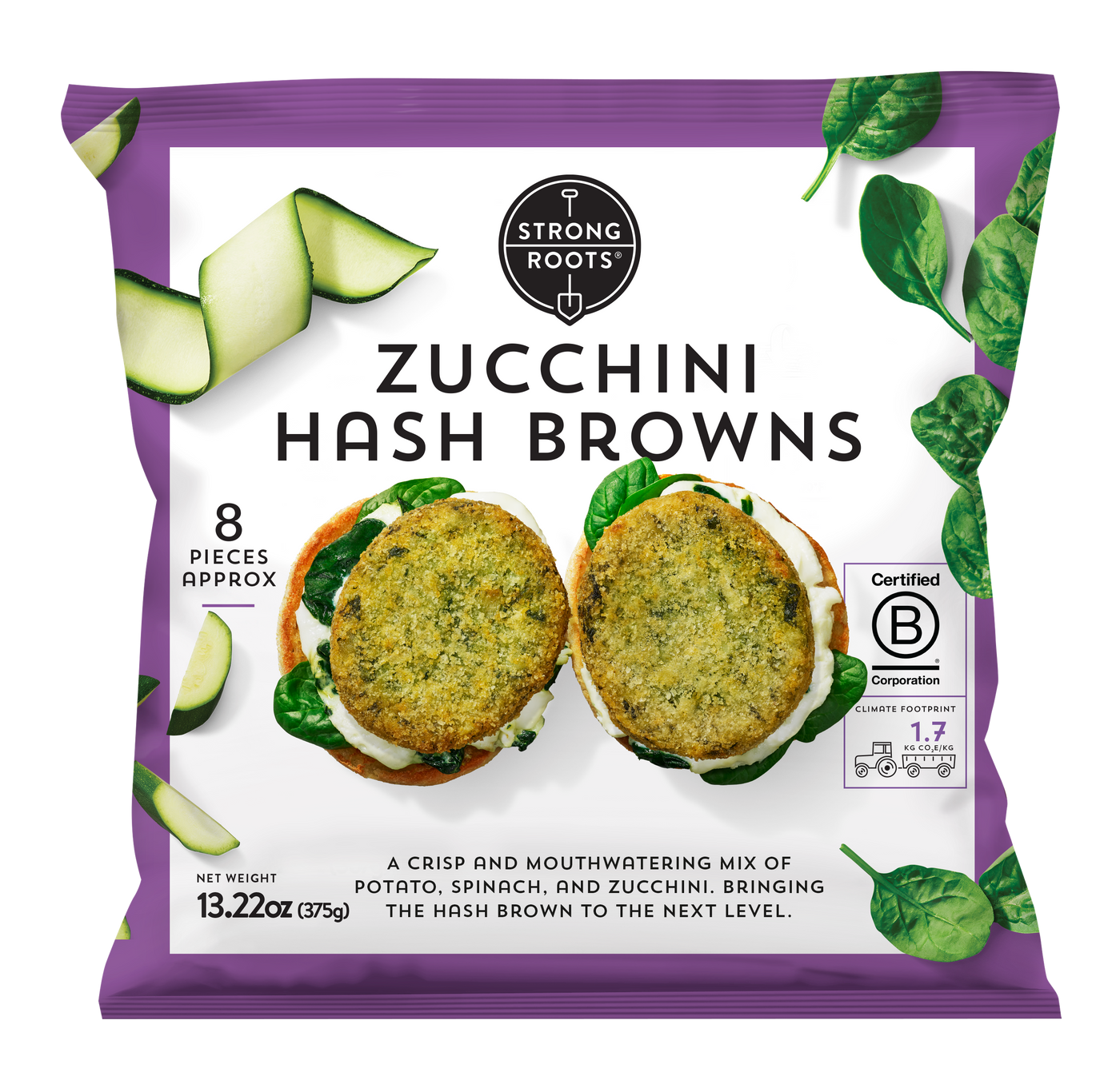 Zucchini Hash Brown | Vegan & Frozen that's Good Made Easy