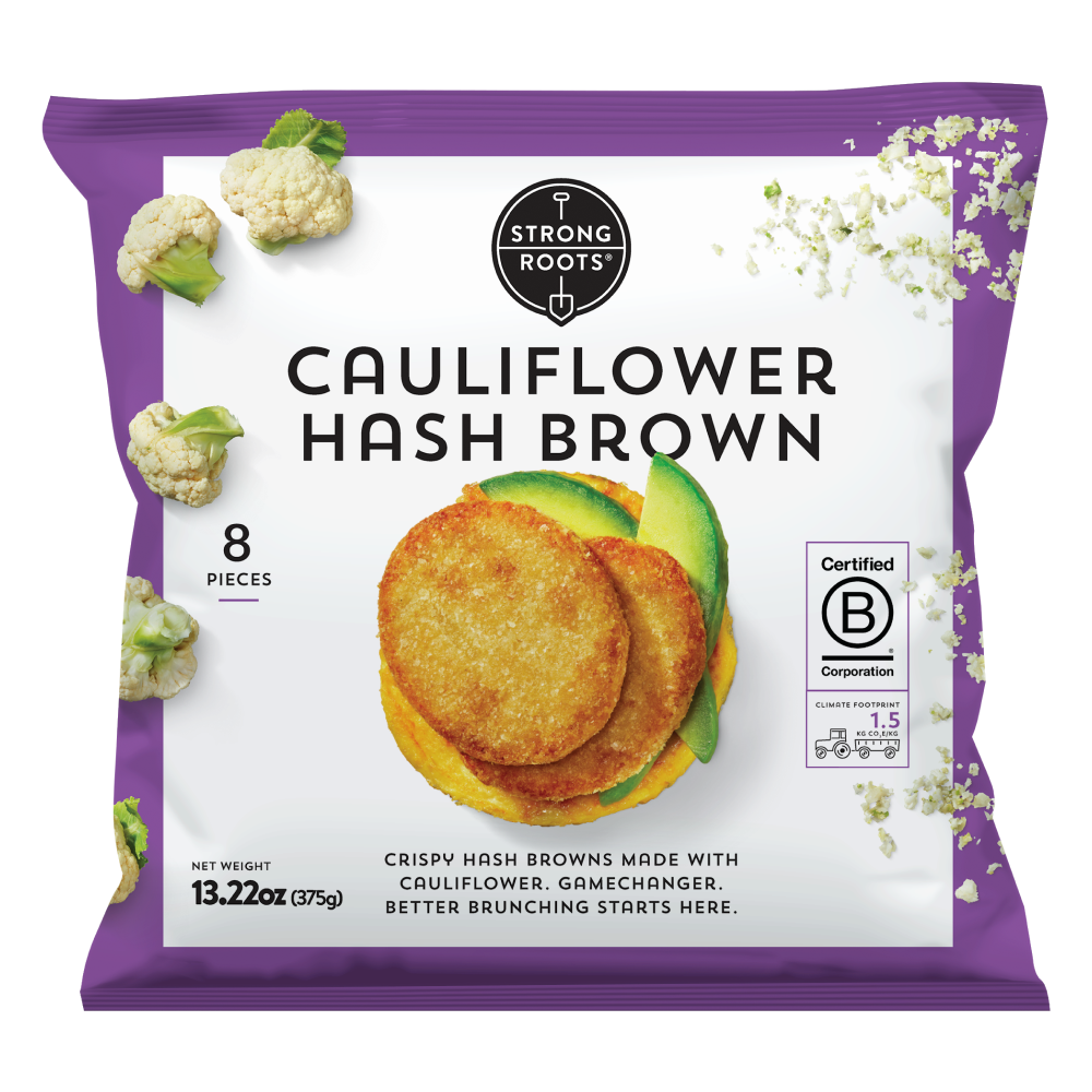 Strong Roots Frozen Cauliflower Hash Brown | Vegan & Frozen that's Good Made Easy | Strong ...