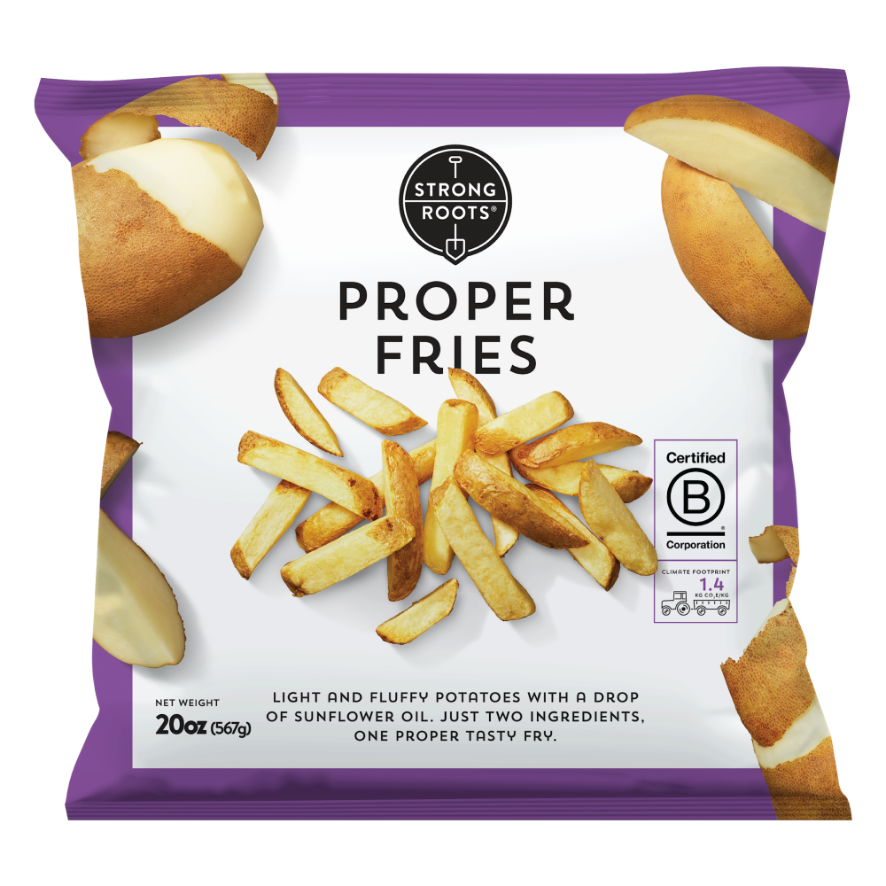 Proper Fries | Vegan & Frozen that's Good Made Easy | Strong Roots