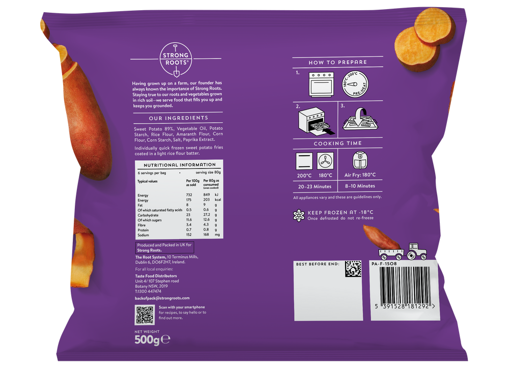 Oven Baked Sweet Potato Fries | Vegan & Frozen that's Good Made Easy ...