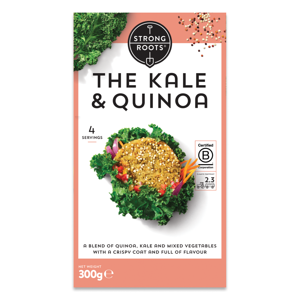Strong Roots Frozen The Kale & Quinoa | Vegan & Frozen that's Good Made Easy | Strong Roots