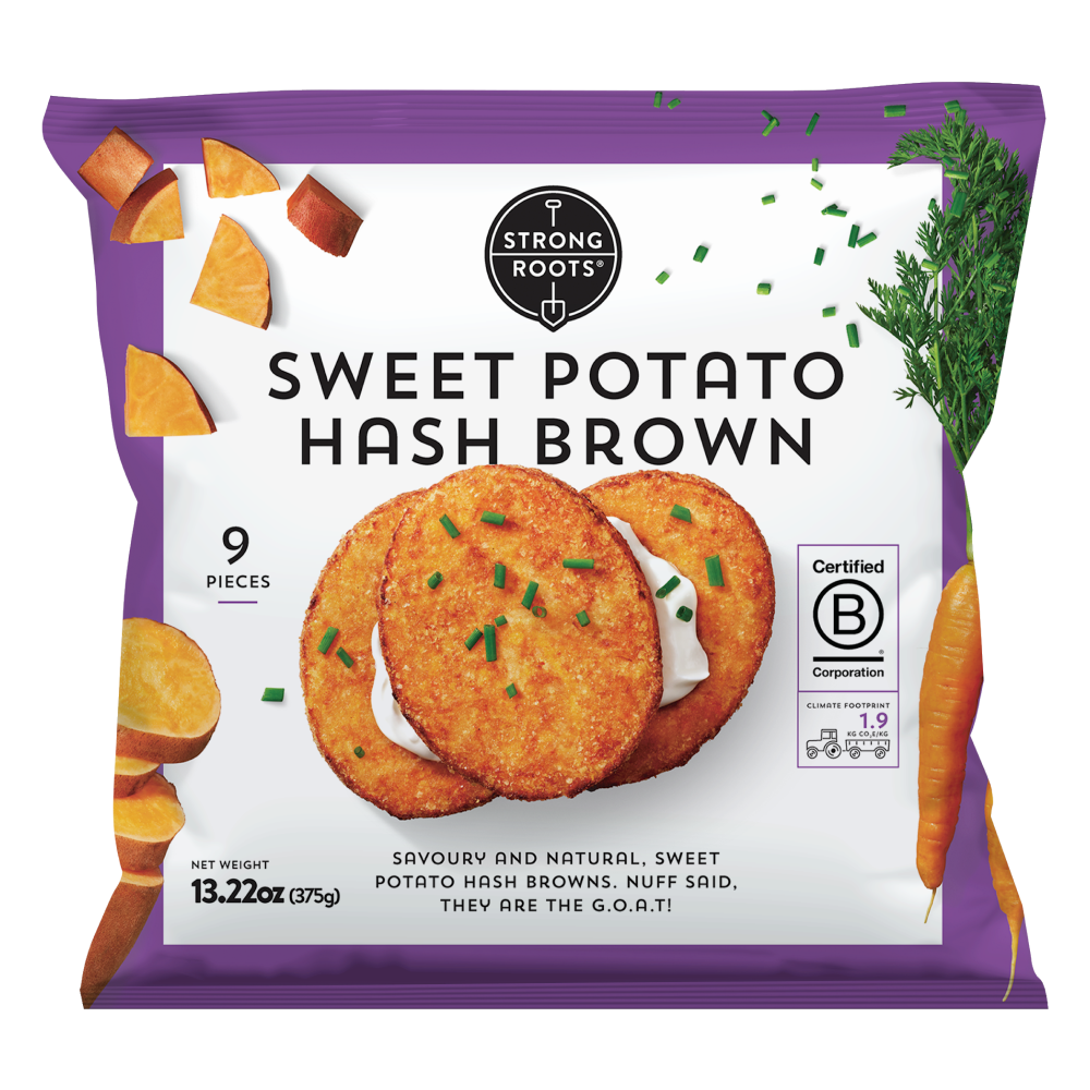 Sweet Potato Hash Brown | Vegan & Frozen that's Good Made Easy | Strong ...