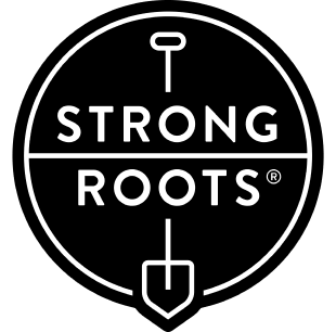 Strong Roots logo dark